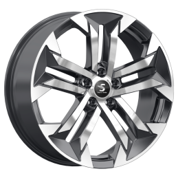 КиК Premium КР015 (19_Haval Dargo) 7.5x19 PCD5x114.3 ET40 Dia66.6 Diamond Black Gris