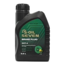 S-OIL жидкость тормозная SEVEN BRAKE FLUID DOT 4 0,5л