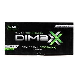 DIMAXX  turbo Euro  112Ah  1005 En (обр)  [320112]  393х175х190