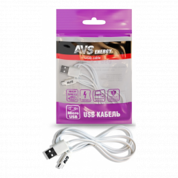 Кабель AVS micro USB(1 м) MR-311