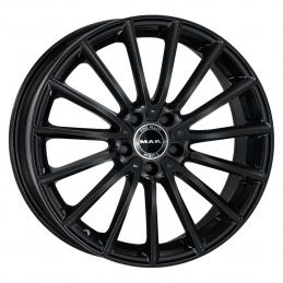 MAK Komet 7.5x17 PCD5x112 ET36 DIA 66.6  Gloss Black Mirror Ring